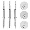 C115 Series Soldering Iron Replacement Tips 3 Pcs Stainless Steel for Fast Heat Up and Consistent Welding Results