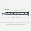 Height Adjustable Cable Management Kit Flexible Universal Fi Cord Organizer Quad Entry Easy Installation