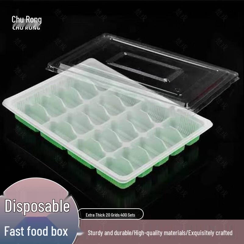 Boîtes de Rangement Jetables pour Raviolis Churong