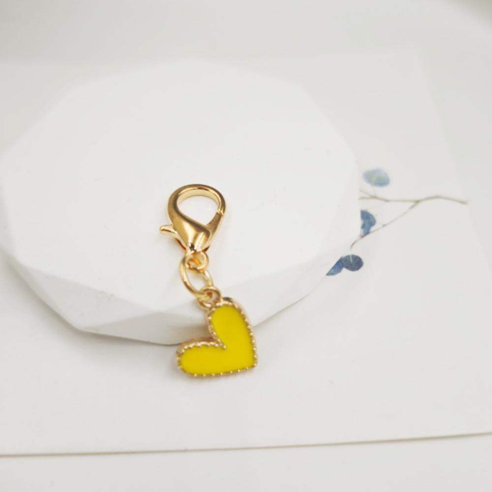 20pcs Elegant Love Pendants Colorful Beaded Bag Pendant Funny Shoe Accessories Pendant  Party