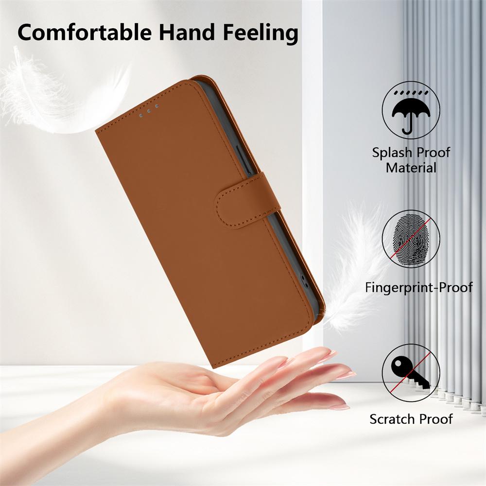 Shockproof Leather Case for Realme GT7 Pro GT 6 6T Neo 2 3 5 6 SE Protective Flip Wallet Cover Magnetic Card Holder Coque