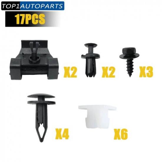 17pcs Bumper Fender Screw Rivet Fastener Clips Fits For Toyota Corolla 09-19 New