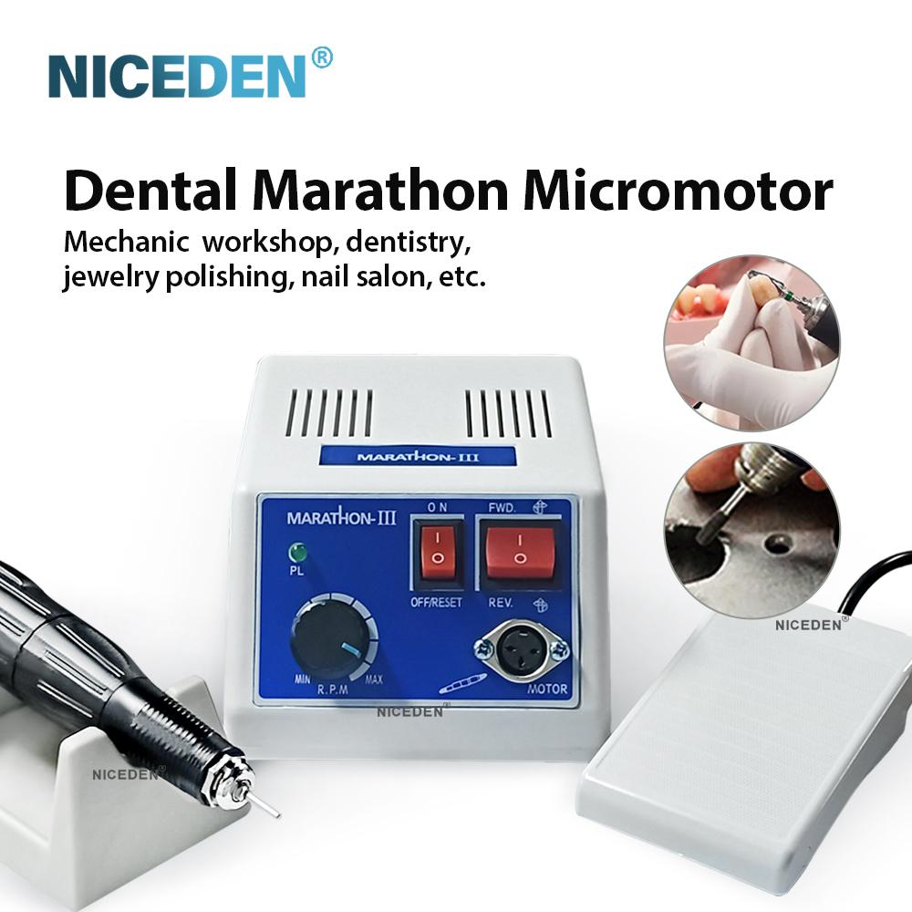 Zubní mikromotor leštička Marathon-III Mikromotor Laboratorní Šperky Řezbářská bruska Mikromotor Ruční sada vhodná pro marathon