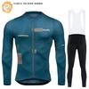 Winter Thermal Fleece Cycling Jersey Top MTB Bike Outdoor Men's Road Bicycle Clothing Long Sleeves Shirt Uniform