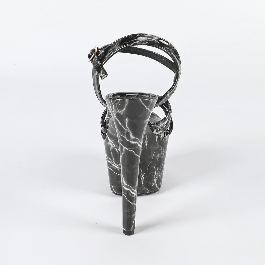 Nightclub Sex Women's Shoes Waterproof Table Roman Fish Mouth Lady Outer High Heel