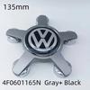 For VW Volkswagen Jetta MK5 Golf 4pcs 135mm Volkswagen Golf Polo Car Wheel Center Caps 5Pins Rim Hub Cover Hubcap Logo Badge Emb