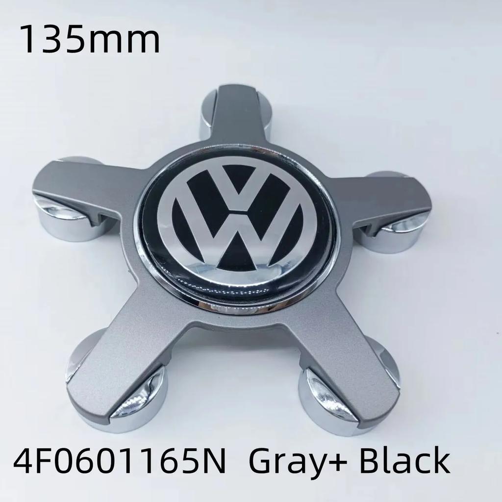For VW Volkswagen Jetta MK5 Golf 4pcs 135mm Volkswagen Golf Polo Car Wheel Center Caps 5Pins Rim Hub Cover Hubcap Logo Badge Emb