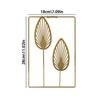 Modern Metal Wrought Iron Leaves Wall Hanging Ornament Wrought Iron Leaves Mural Pendant Living Room Bedroom Home Decor