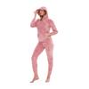 Keanu Womens/Ladies Fleece Pull Over Long Pyjama Set