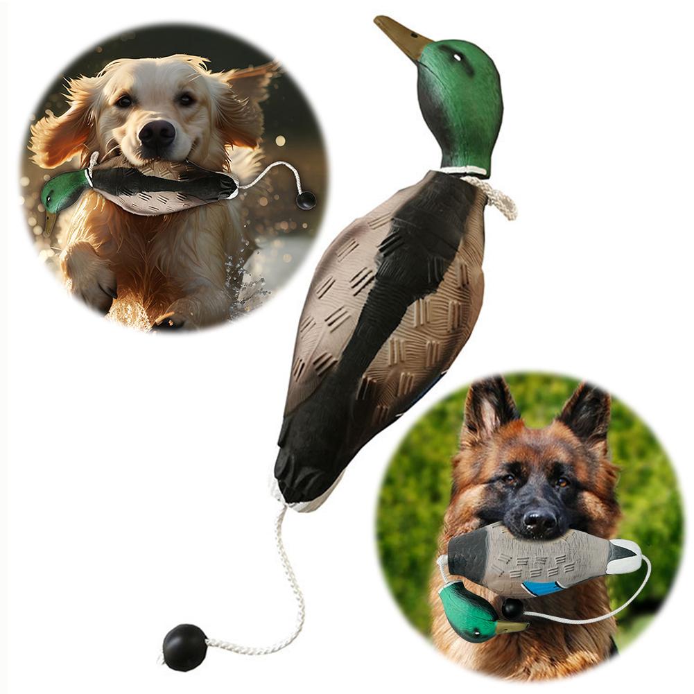 Dead Duck Dummy Bumper Floating Mimics Dead Duck Bumper Dog  Decoy for Outdoor Training Waterfowl Retriever
