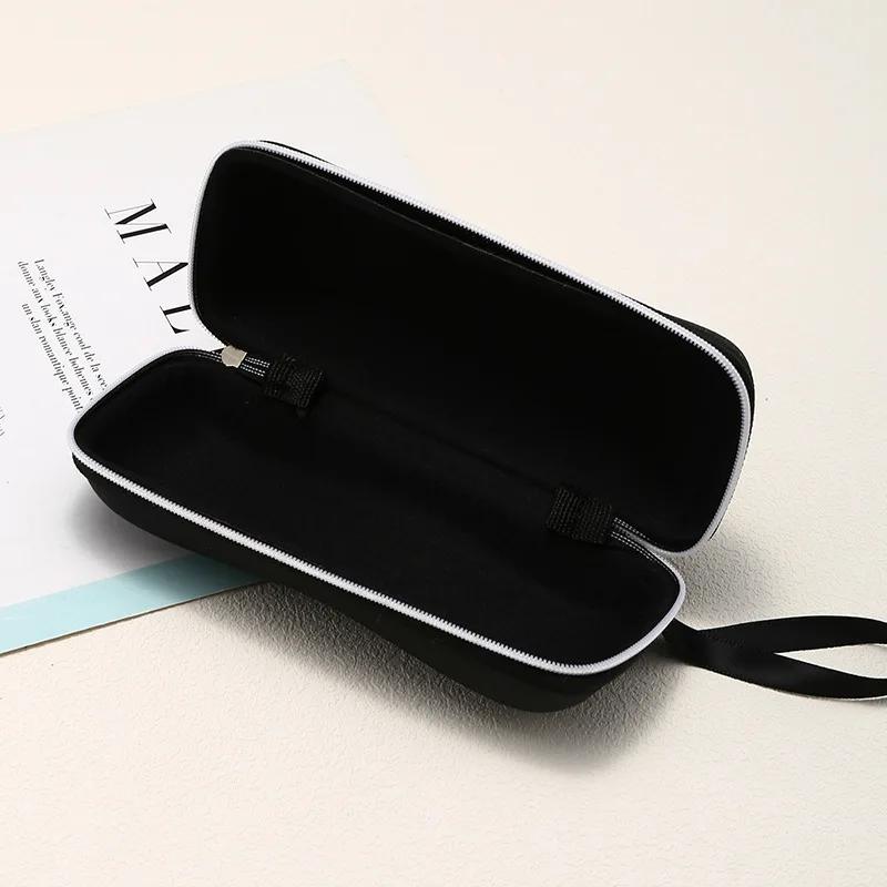 Black Grid Eyeglasses Cases Waterproof EVA Protective Storage Case for Sunglasses Fashion Eyewear Accessories Eyewear Cases Bags
