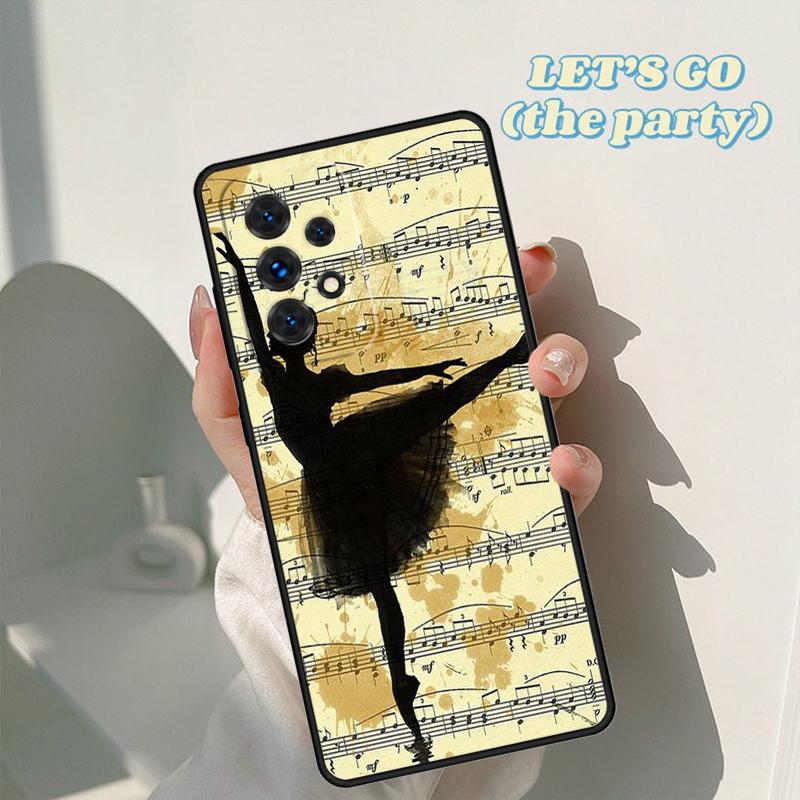 Ballerina girl Pointe Ballet Slippers Shoes case For Samsung Galaxy A42 A31 A40 A51 A71 A32 A80 A91 A52 A72 A20e A50 A70 A11 A12