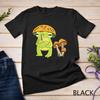 Funny Frogs Kawaii Frog with Mushrooms Unisex T-shirt