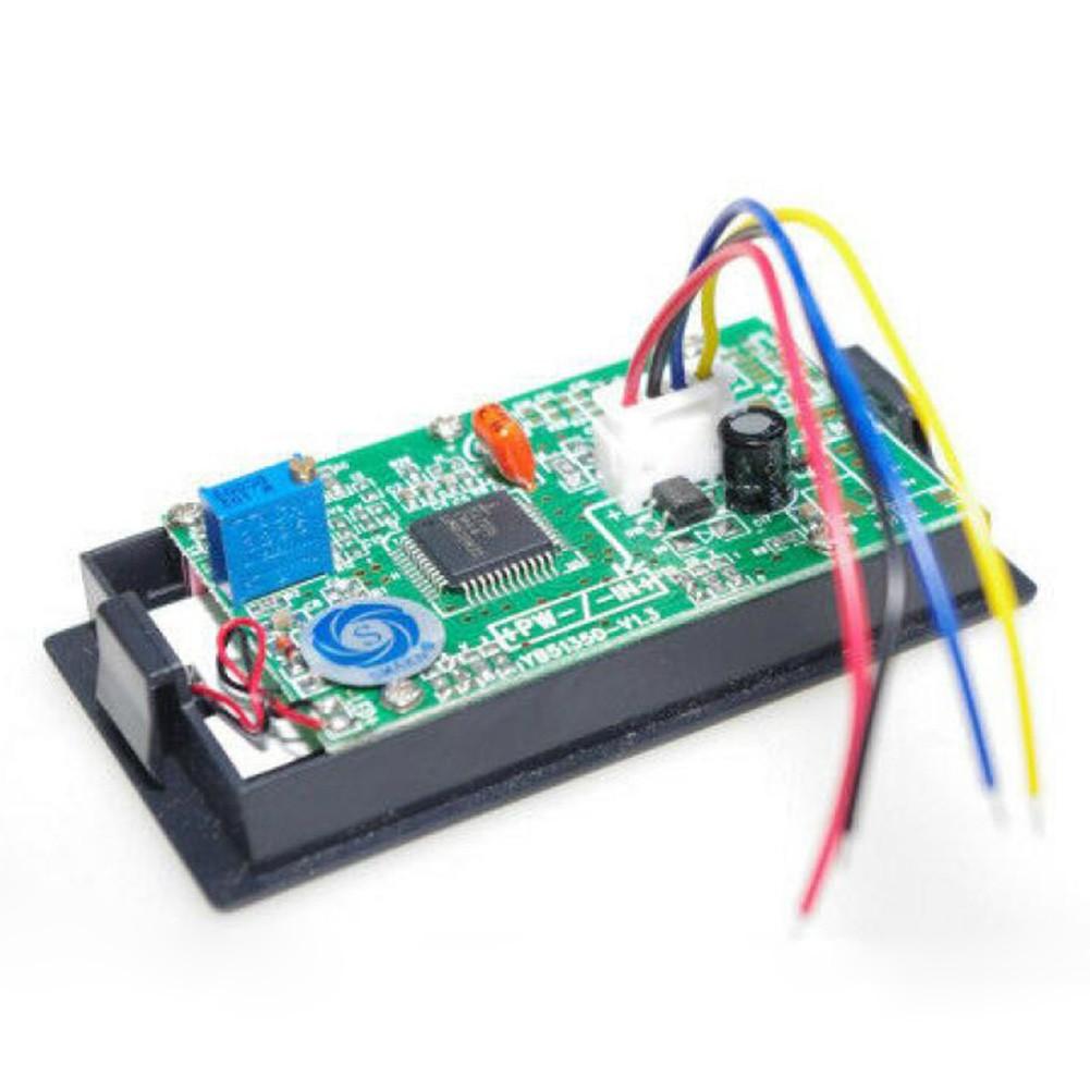 DC 0-200Mv AC/DC Powered 4 Wire LCD Panel Volt Meter Voltmeter Yb5135D
