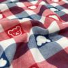 Swaddling Afghan, Tricolor Gauze, Made in Japan