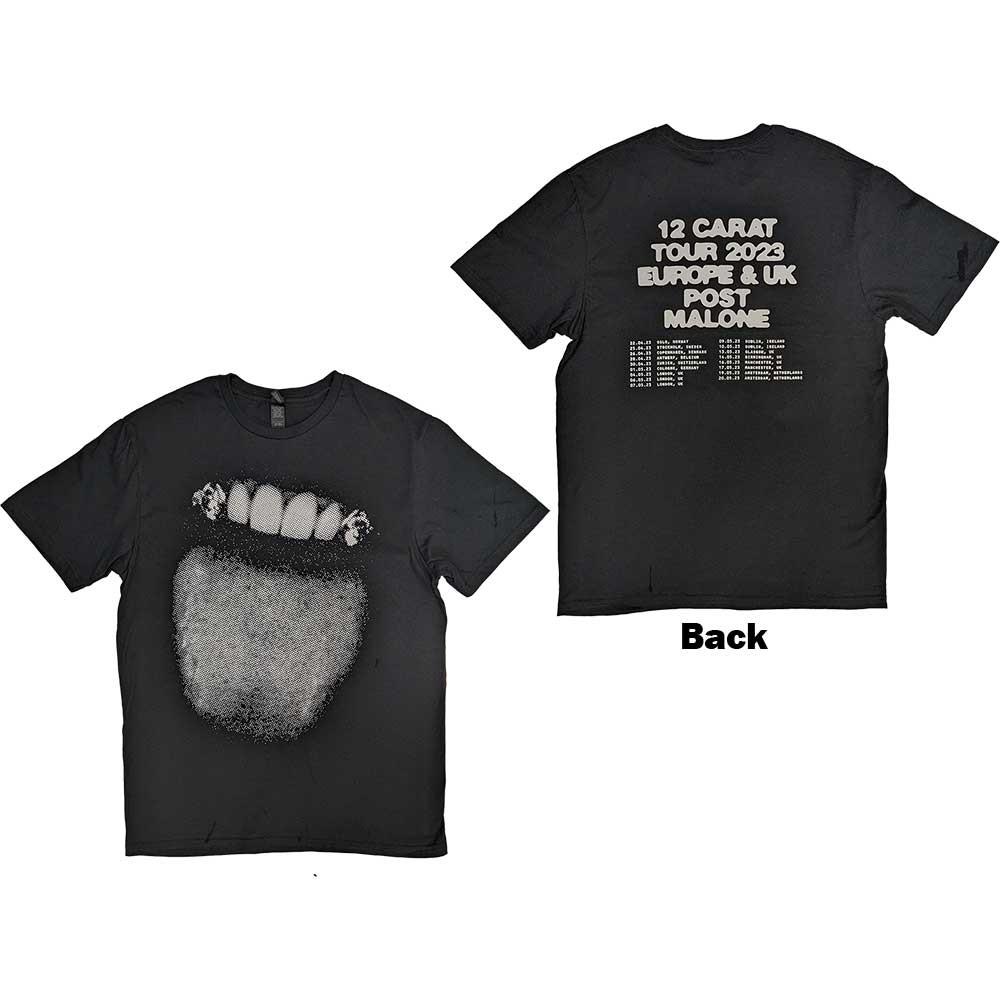 Post Malone T-Shirt: Fangs 2023 Tour Dates (Back Print & Ex-Tour) OFFICIAL NEW