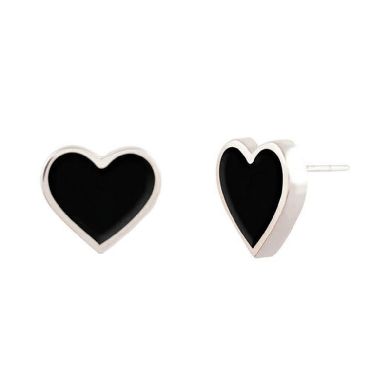 Noonoo Fingers Mini Black Earrings