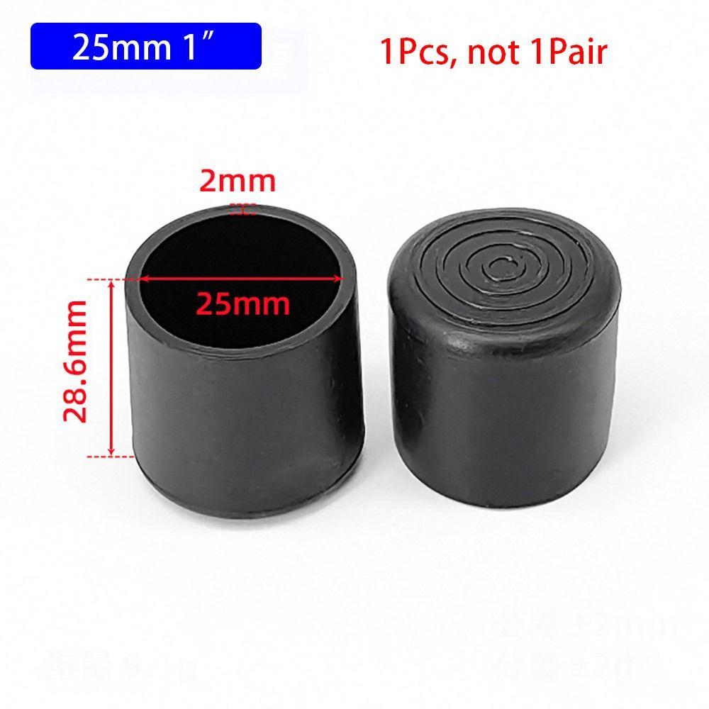 1Pcs Table Bottom Cover Round Tube Plug Furniture Feet Tubing End Covers New Chair Leg Caps