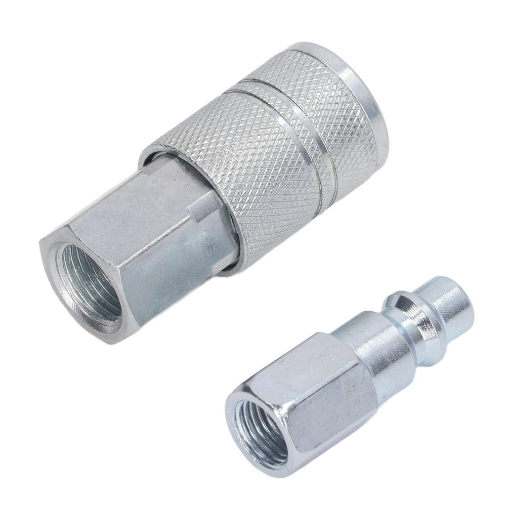 4PCS Steel Quick Connect Fittings Set Industrial and Automotive Air Tools