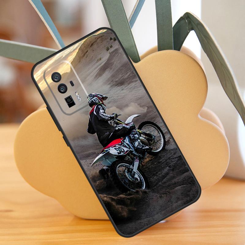 Moto Cross Motorcycle Sport Case For Xiaomi 13T 11T 12T Pro 13 14 Ultra 12 Lite POCO F6 F5 X6 Pro M6 X3 X5 M5s F3 Cover