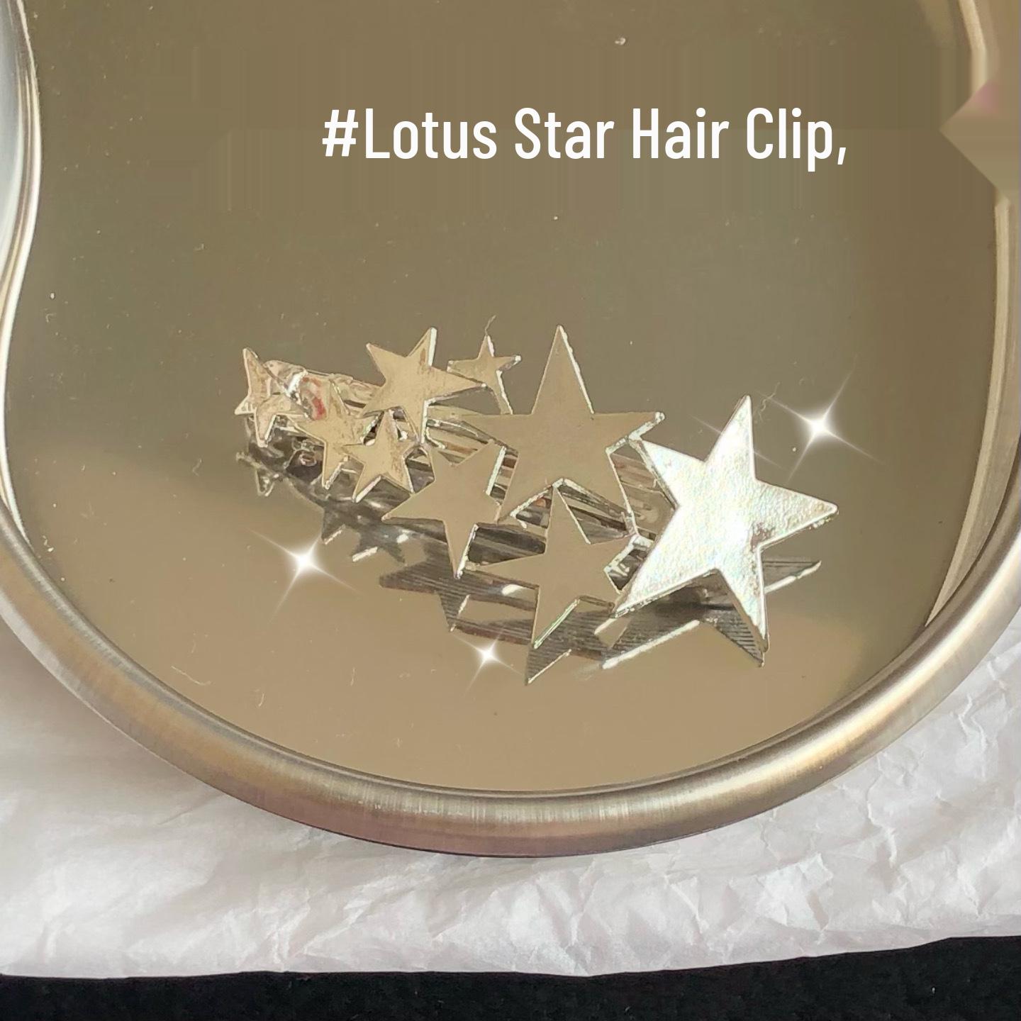 

Babys Breath Star Alloy Hair Clip - Sweet & Spicy Style for Girls