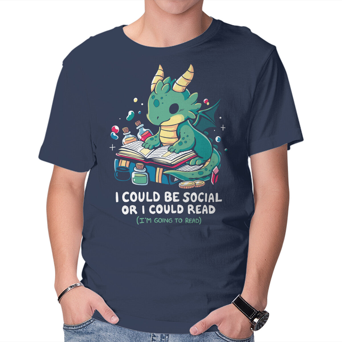 Unisex Crew Neck T-Shirt Be Social Graphic Short Sleeve Casual Tee M