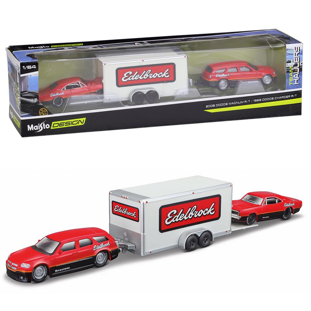 Maisto 1:64 1979 Chevrolet® K5/Car Traller/1971 chevrolet vega Blazer die-cast precision model car Model collection gift