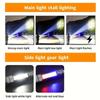 Buy 1 Get 1 Free Super Bright TYPE-C Rechargeable Portable Waterproof COB LED Flashlight Light Outdoor Camping Hiking Emergency