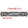 Spooky Bat Cobweb Black Table Runner for  Party Decoration, Polyester Fabric Cobweb Table Runner Cover