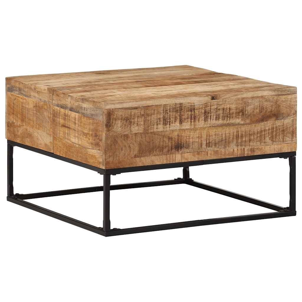 Vidaxl Stolik Kawowy, 68X68X41 Cm, Surowe Drewno Mango