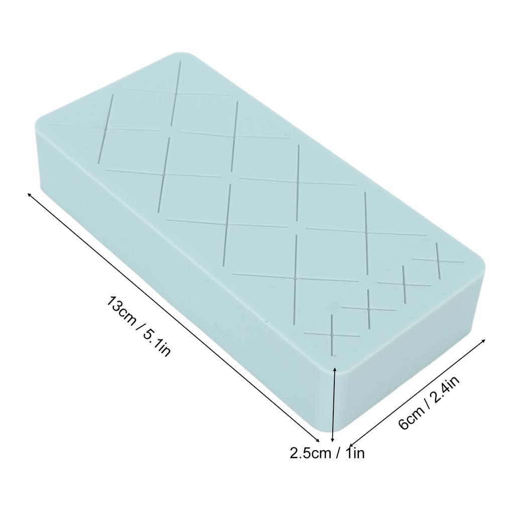 Silicone Lipstick Holder 12 Spaces Lipstick Organizer for Lipstick Eyebrow Pencil Makeup Brush