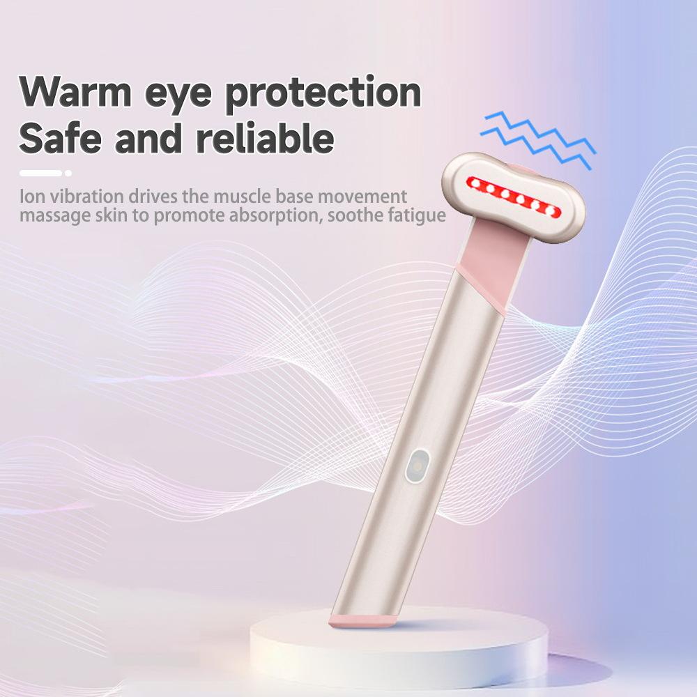 EMS Microcurrent Face Lifting Device Red Light Facial Wand Eye Neck Massager Skin Tightening  Anti Wrinkle Skin Care Beauty Tool