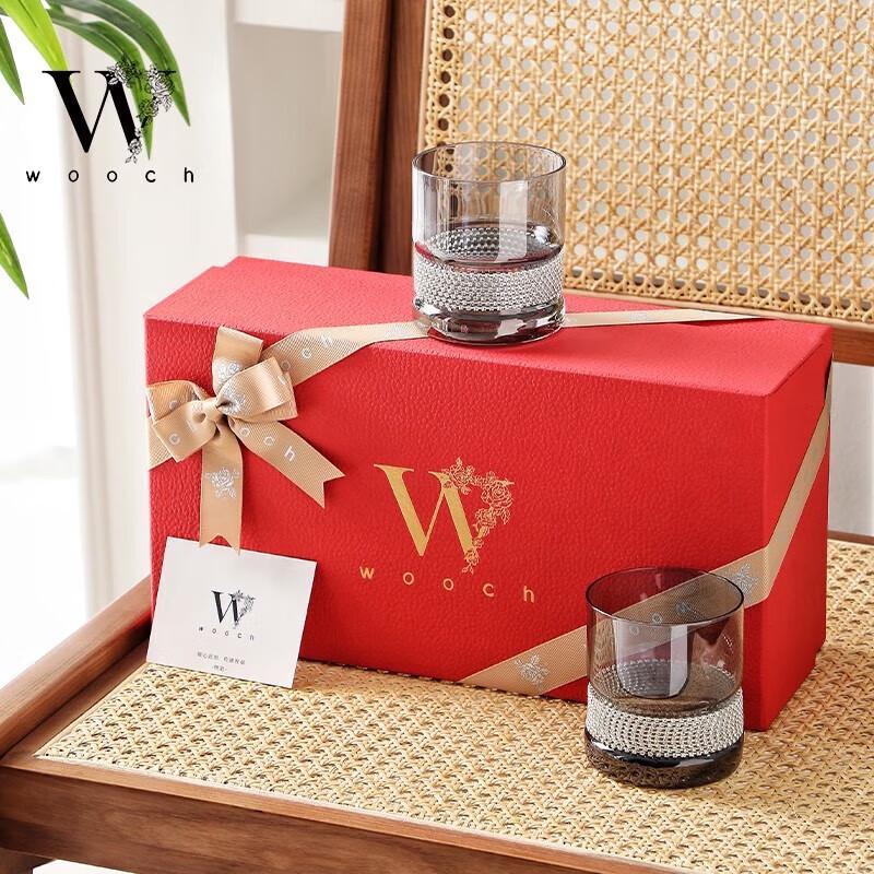 WOOCH Eternal Love Glass Couple Cup Gift Set