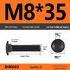 High-Strength Grade 8.8 Carriage Bolts: Round Head, Square Neck, M6-M16 Sizes for Shelf and Bridge Frames