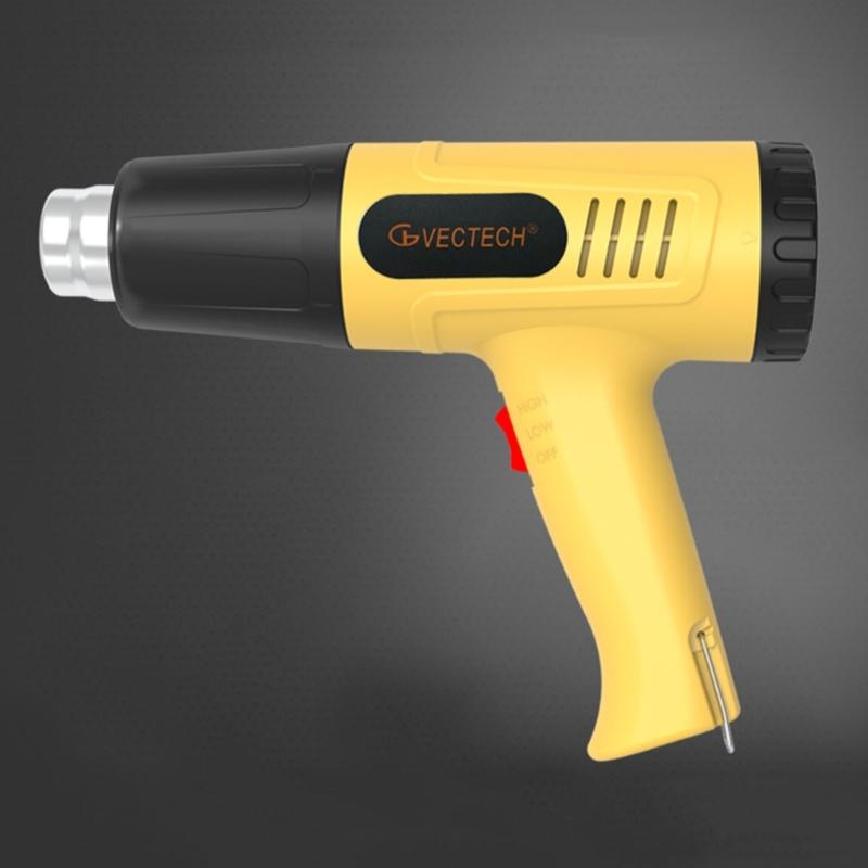 2000W Heat Gun, 2 Temp Settings 300?F & 600?F, Great for Shrink Wrap, Soften Paint, Bend Plastic Pipes, Loosen Bolts