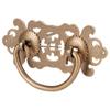 2pcs 10.2*4.1cm Drawer Handles Brass Furniture Handles Antique Cabinet Pulls  Drawers