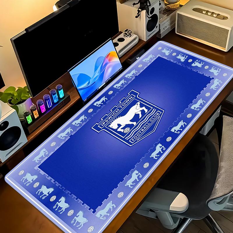 Ipswich Town FC Color Mouse Pad Large Gaming Table Cushion Non-slip Laptop Tablet Big Mousepad XXL Mat Mini PC Playmat With Lock edge