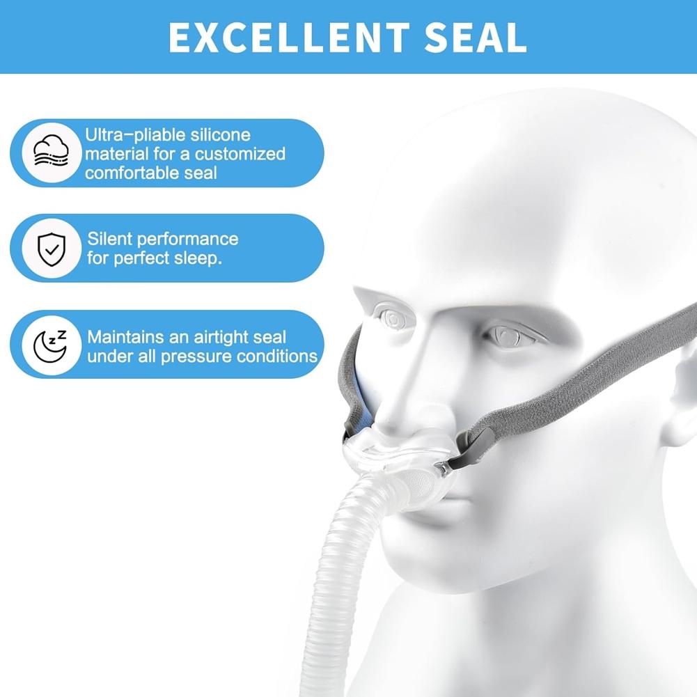 For Resmed Airfit P10 2 Pack Replacement Nasal Pillow Cushion For CPAP Mask- Large Size Included