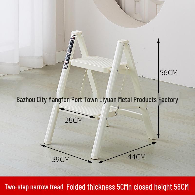 Multi-purpose Household Folding A-frame Step Ladder and Flower Stand for Housewarming