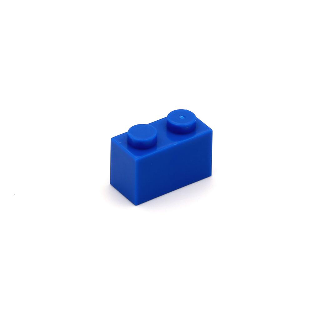 Non-Toxic 100Pcs Diy Building Blocks Thick Figures Bricks 1X2 Dot Educational Creative Size Compatible With 3004 Plastic Toys For Children