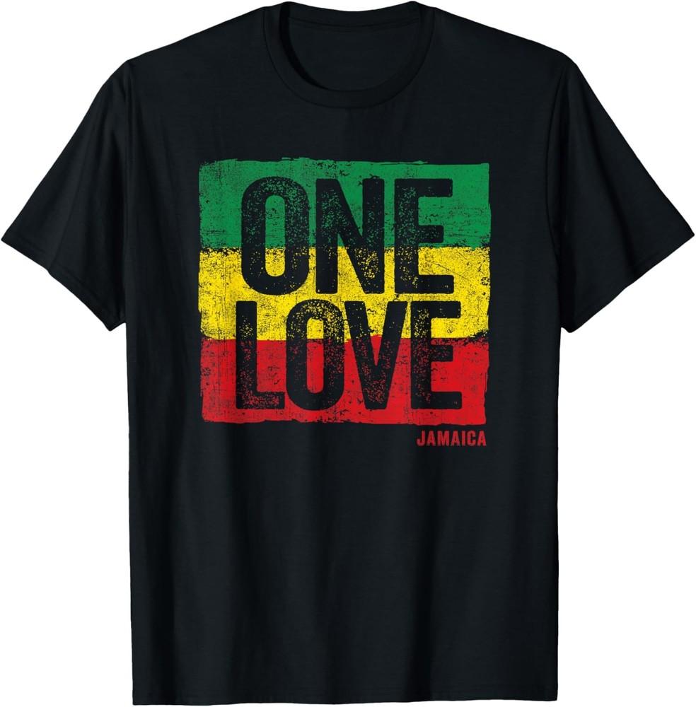 Love Jamaica Reggae Vintage Womens Mens Jamaican Souvenir T-Shirt Unisex T-Shirt L