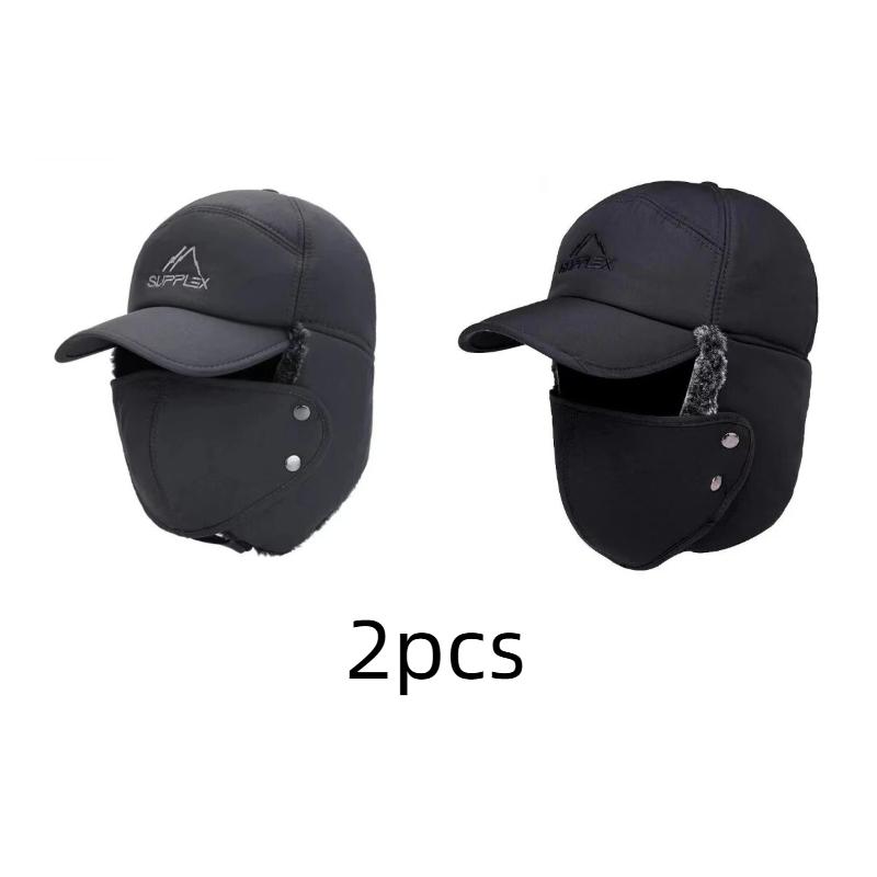 2026 Winter Warm Thickened Artificial Fur Baseball Hat Men's and Women's Cycling Skiing Extreme Cold Hat Fishing Hat Outdoor