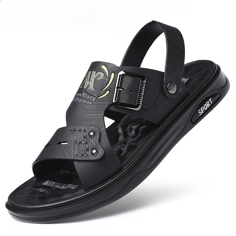Sandals for Men's Microfiber Beach Shoes New Summer Sandals Dual-purpose Sandals Comfortable Casual Shoes for Men's Shoes