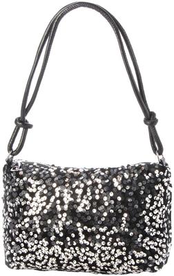 SVEC Women's Sequin Shoulder Bag, Silver, FREE (ZPG-0017)
