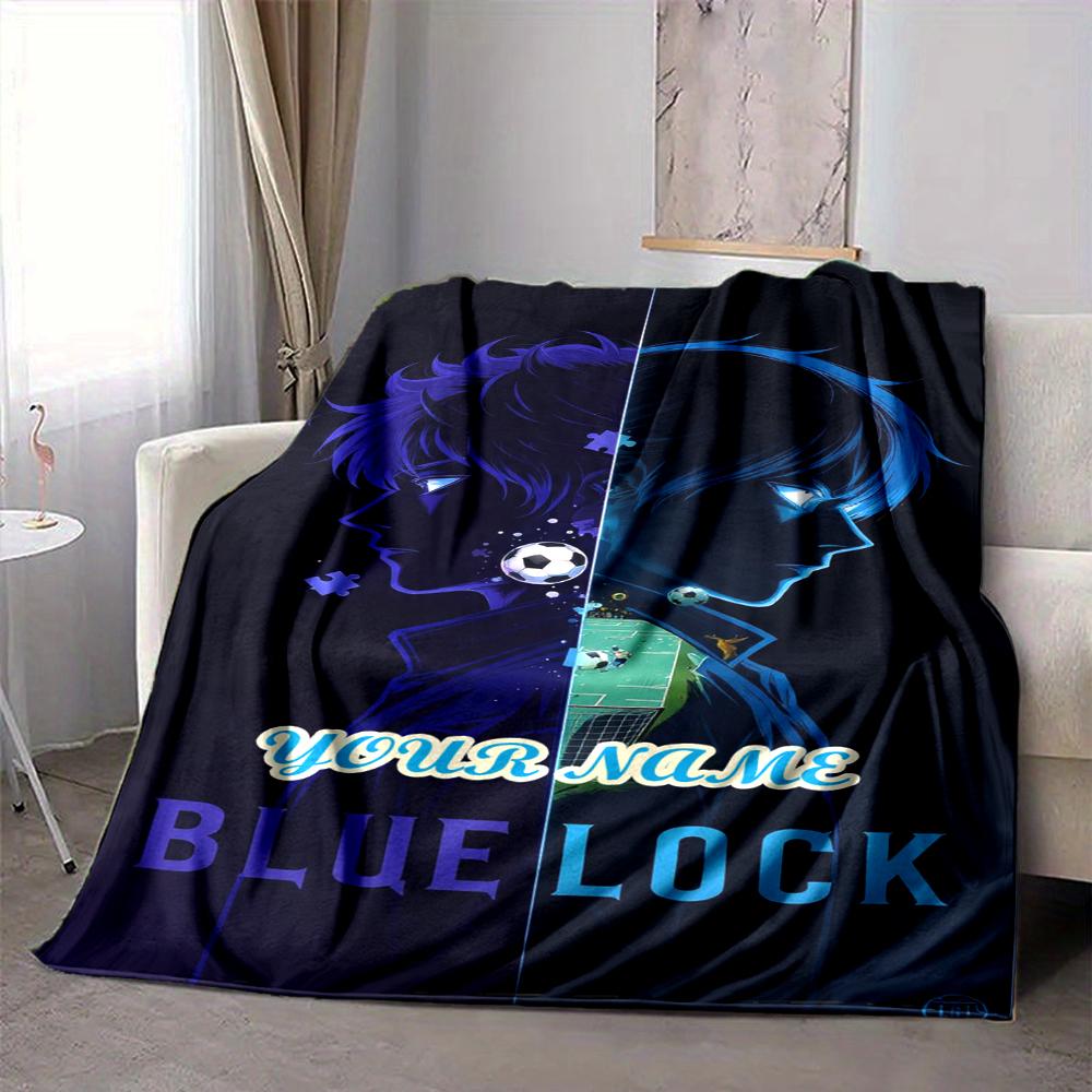 Custom 1pc Anime Characters Unite Blanket, Soft And Comfortable Blanket, Casual Warm, Camping Travel Blanket, Birthday Gift Q9137
