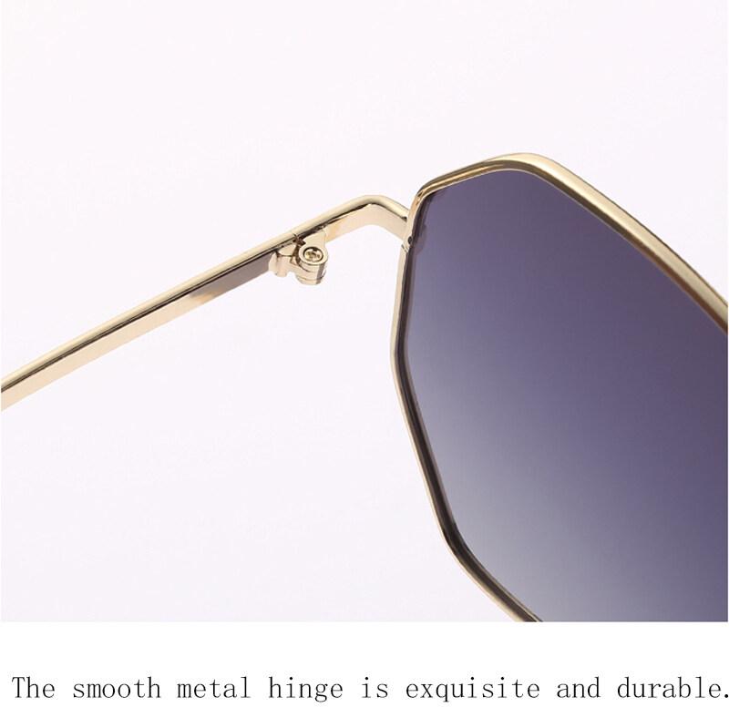Fashion Ladies Glasses Men's Sunglasses New Sunglasses Female Korean Version Of The Tide Big Frame Anti-ultraviolet Polarized Ins Sunglasses Glasses