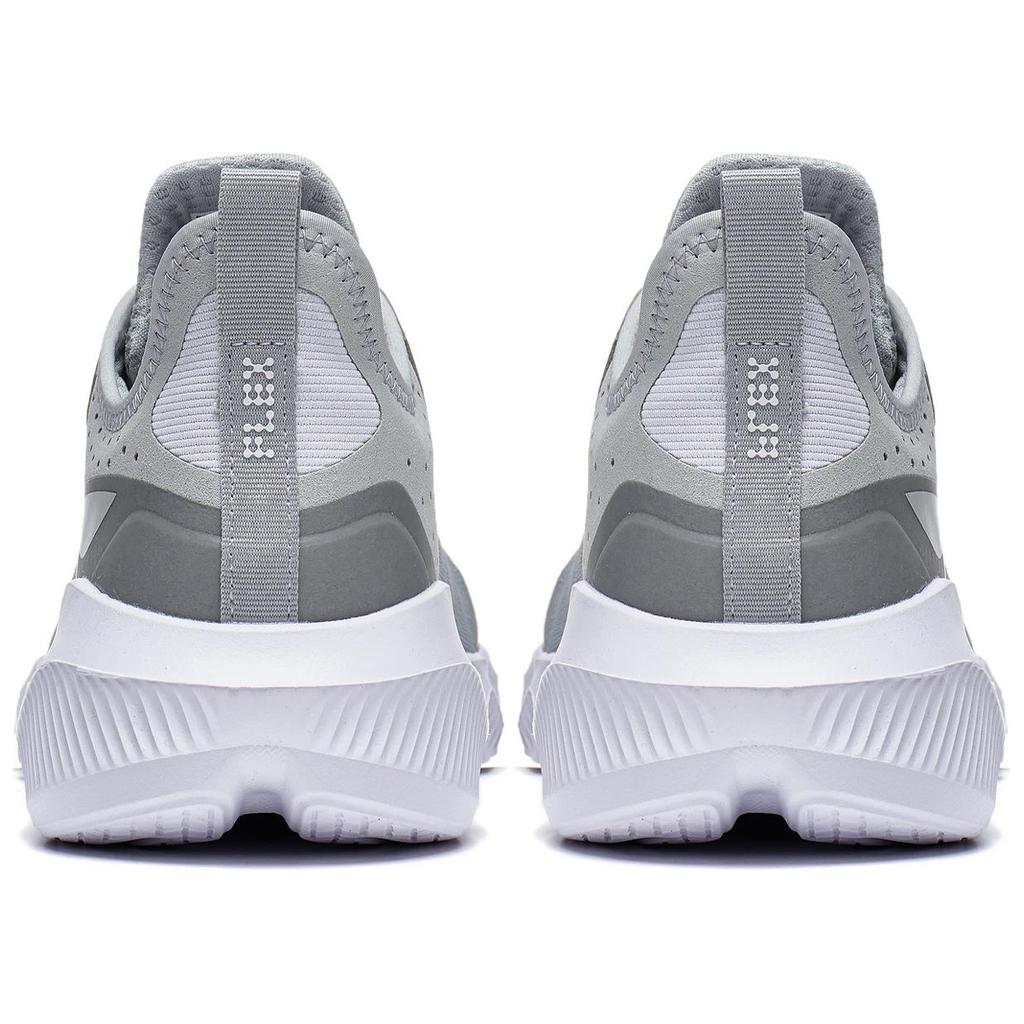 Li-Ning Comfortable Versatile Non-Slip Wear-Resistant Low-Top Casual Shoes Men Sneakers Gray AGLU233-2