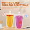 100Pcs 250ML/500ML Packaging Bags Liquid Beverage Milk Lotion Cosmetics Shampoo Shower Gel Bags Clear Portable Travel