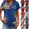 Womens Tops Short Sleeve Tee Summer V Neck Shirts Work Blouses Business Tunic