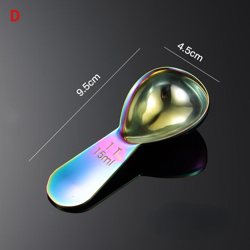 15ML Metal Measuring Spoon Multifunction Coffee Scoop Stainless Steel Coffee Tea Tablespoon